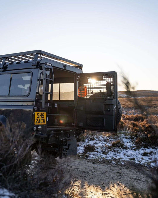 Land Rover Defender Rear Window Guard