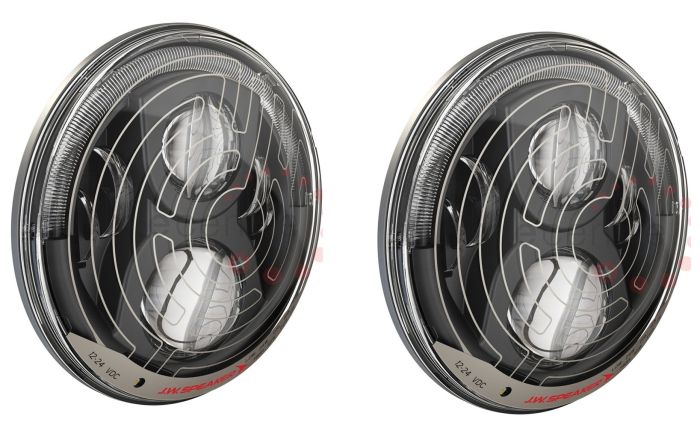 Mobile Centre complete plug and play kit for JW Speaker 8700 Dual-Burn® HEATED LED Headlight Kit for Land Rover Defender with DRL