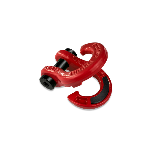 Jowl SxS Recovery Split 1 2 Inch Shackle (Flame Red)