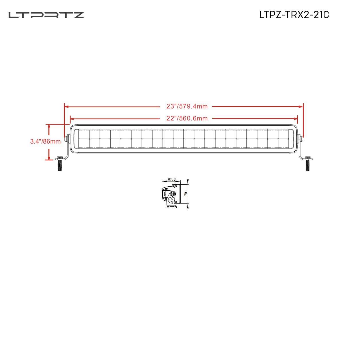 21inch TRX Offroad Light Bar (120w)