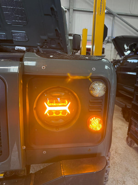 JW Speaker EVO X 7” LED Headlight Kit for Land Rover Defender (5-in-1 LED System)