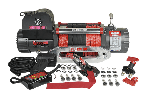 Samurai 12000 Synthetic Rope Winch