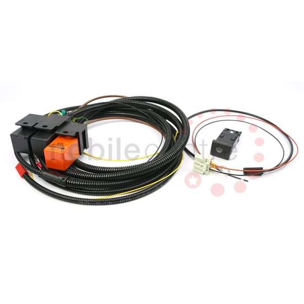 Defender Heated Windscreen Wiring Kit with OEM Switch