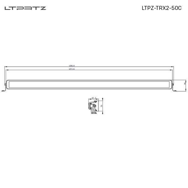 50inch TRX Offroad Light Bar (288w)
