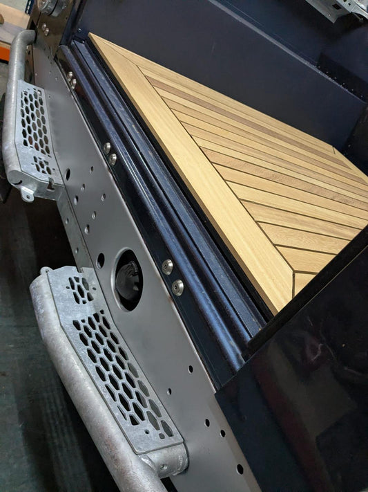 Galvanised Rear Step