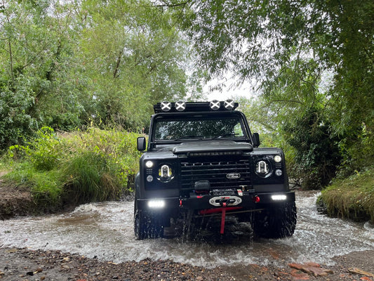 Defender River Runner complete Front Light Set (Clear Indicator)