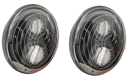 Mobile Centre complete plug and play kit for JW Speaker 8700 Dual-Burn® HEATED LED Headlight Kit for Land Rover Defender with DRL