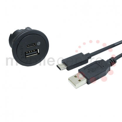 Defender 12v USB-C & USB-A Charging Socket