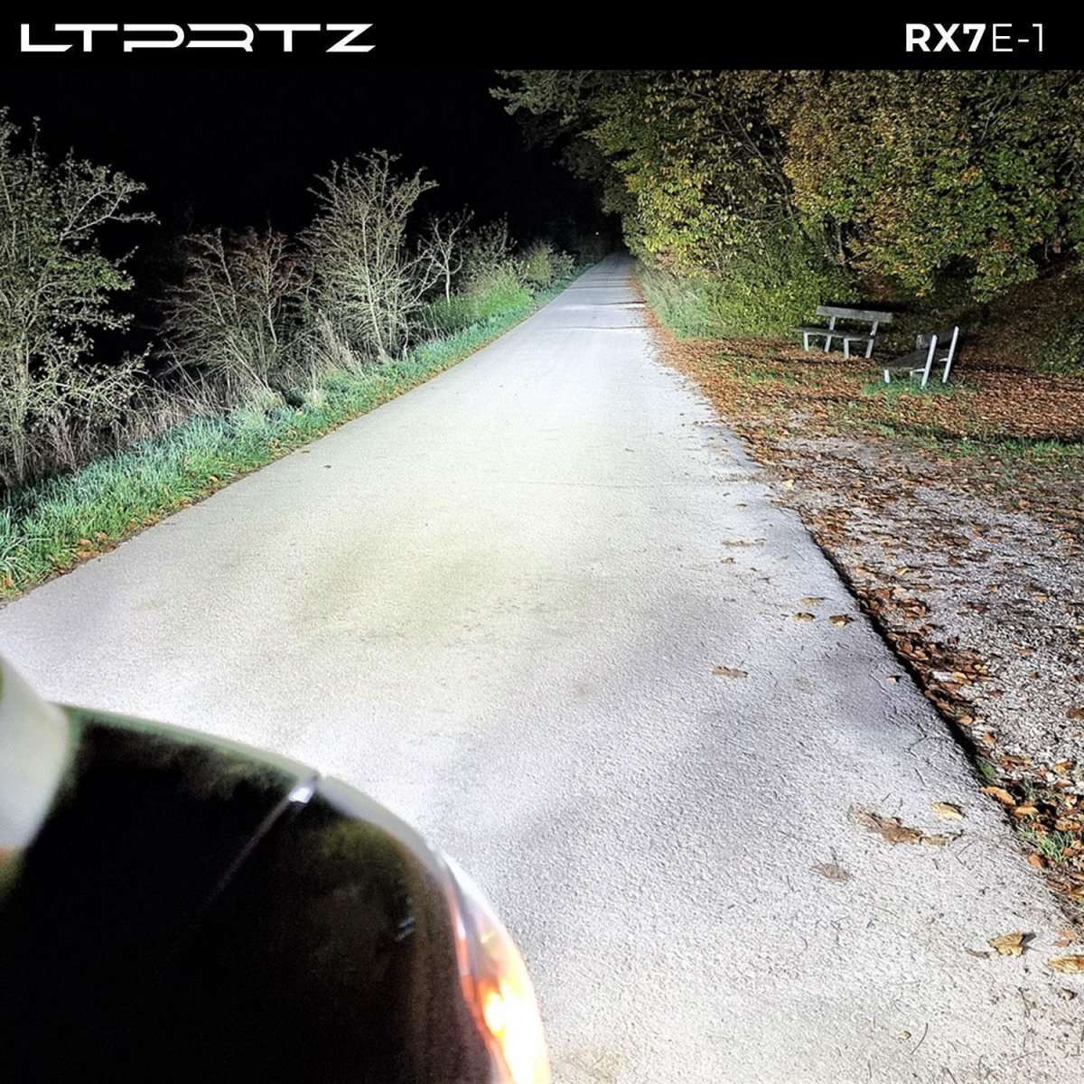 7inch Rave-X Driving Light with Background Light