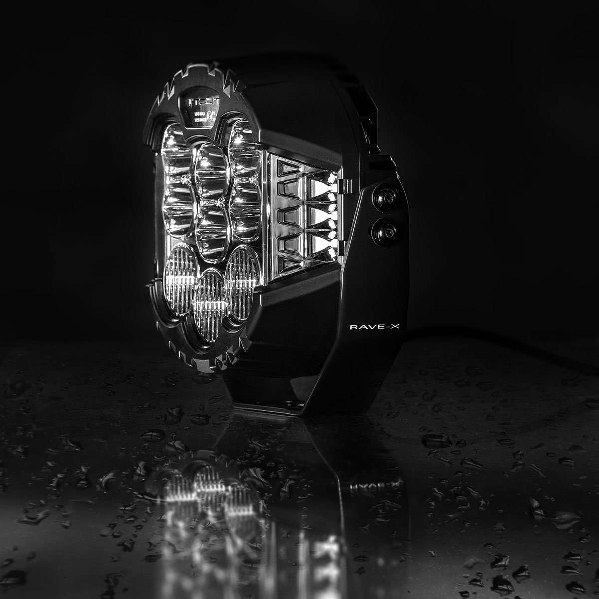 7inch Rave-X Driving Light with Background Light