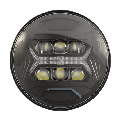Mobile Centre complete plug and play kit for JW Speaker EVO X 7” LED Headlight Kit for Land Rover Defender (5-in-1 LED System)