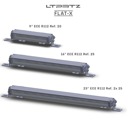 16inch Flat-X Road Legal Spot Beam Light Bar