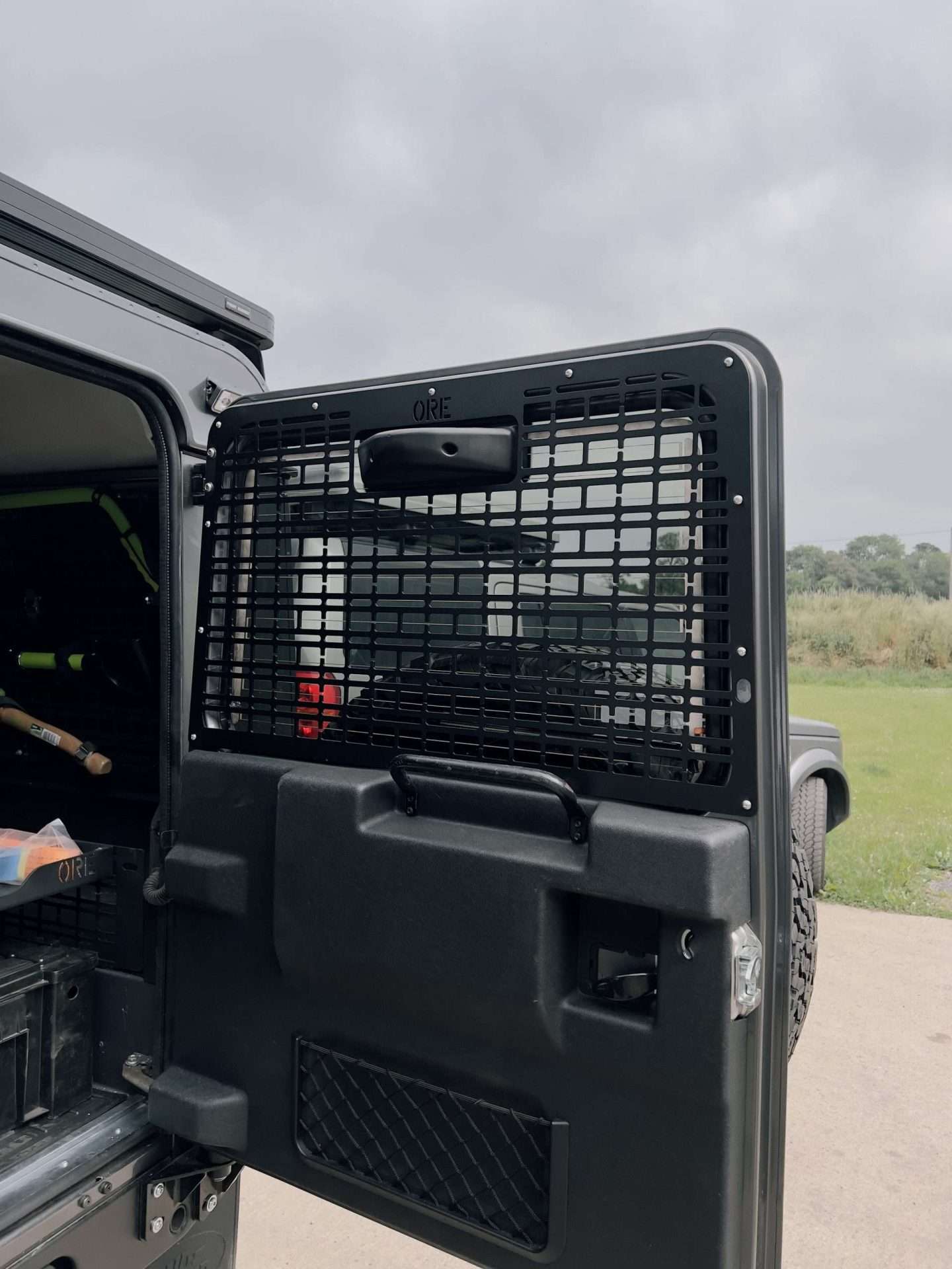 Land Rover Defender Rear Window Guard
