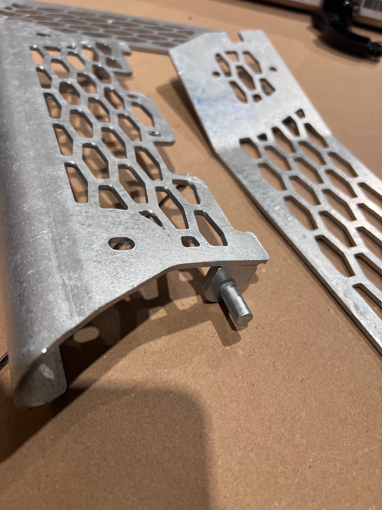 Galvanised Rear Step