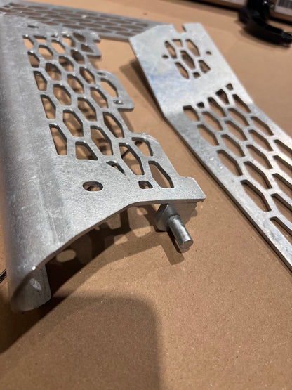 Galvanised Rear Step