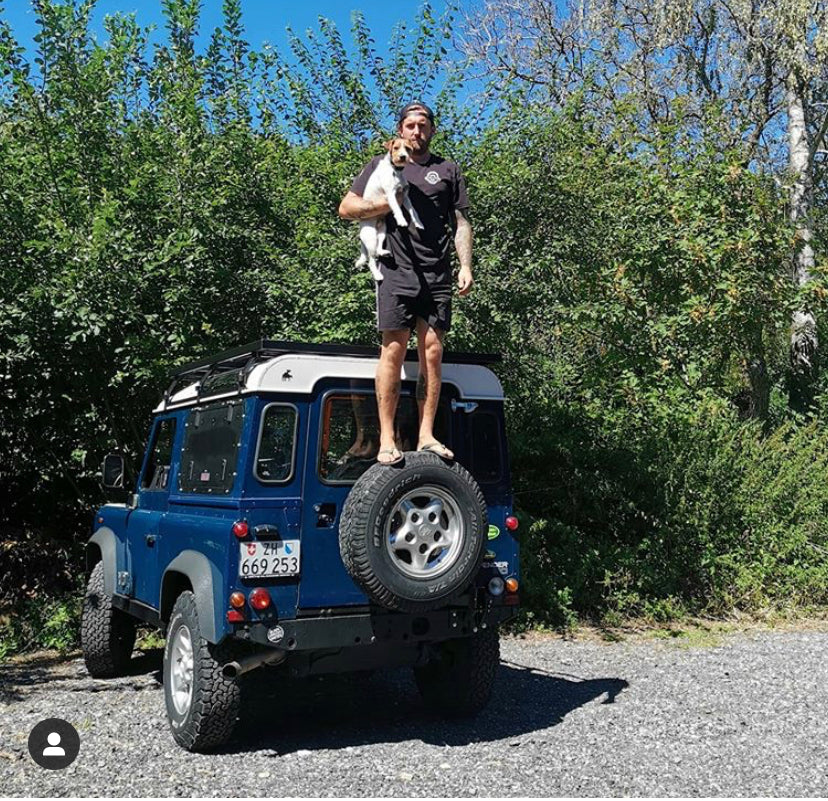 Land Rover Defender Spare Wheel Carrier