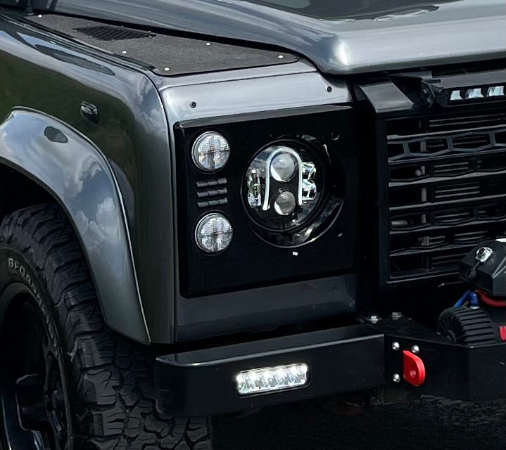Defender River Runner complete Front Light Set (Clear Indicator)