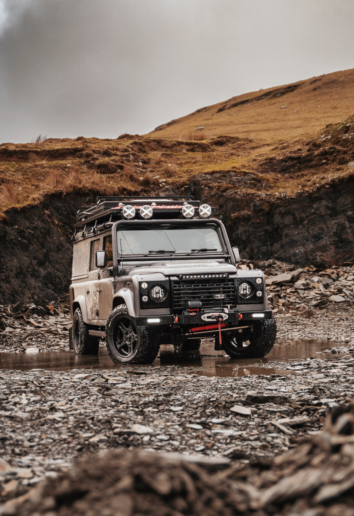 Defender River Runner complete Front Light Set (Clear Indicator)