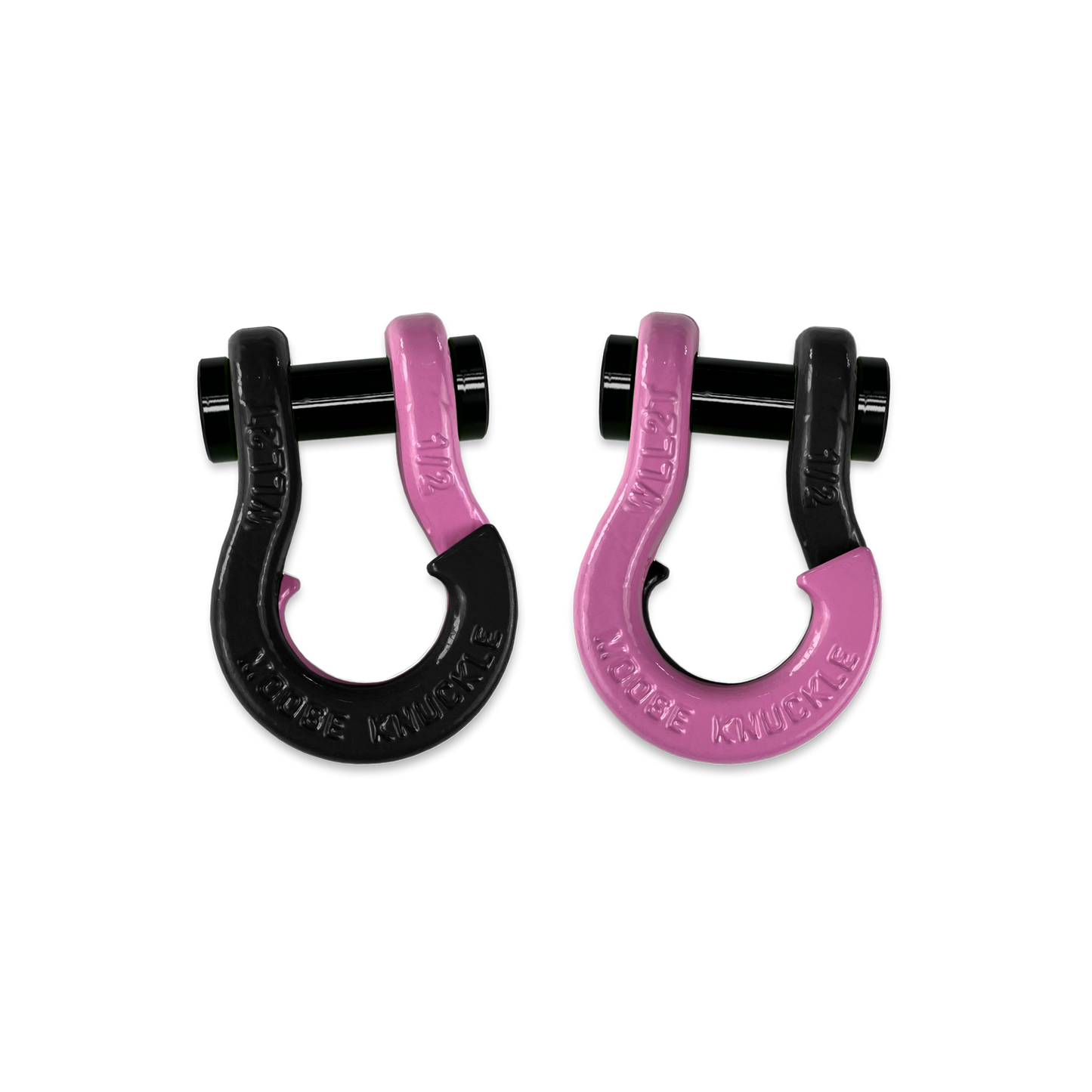 Jowl SxS Recovery Split 1/2 Inch Shackle in Black Hole and Pretty Pink Combo