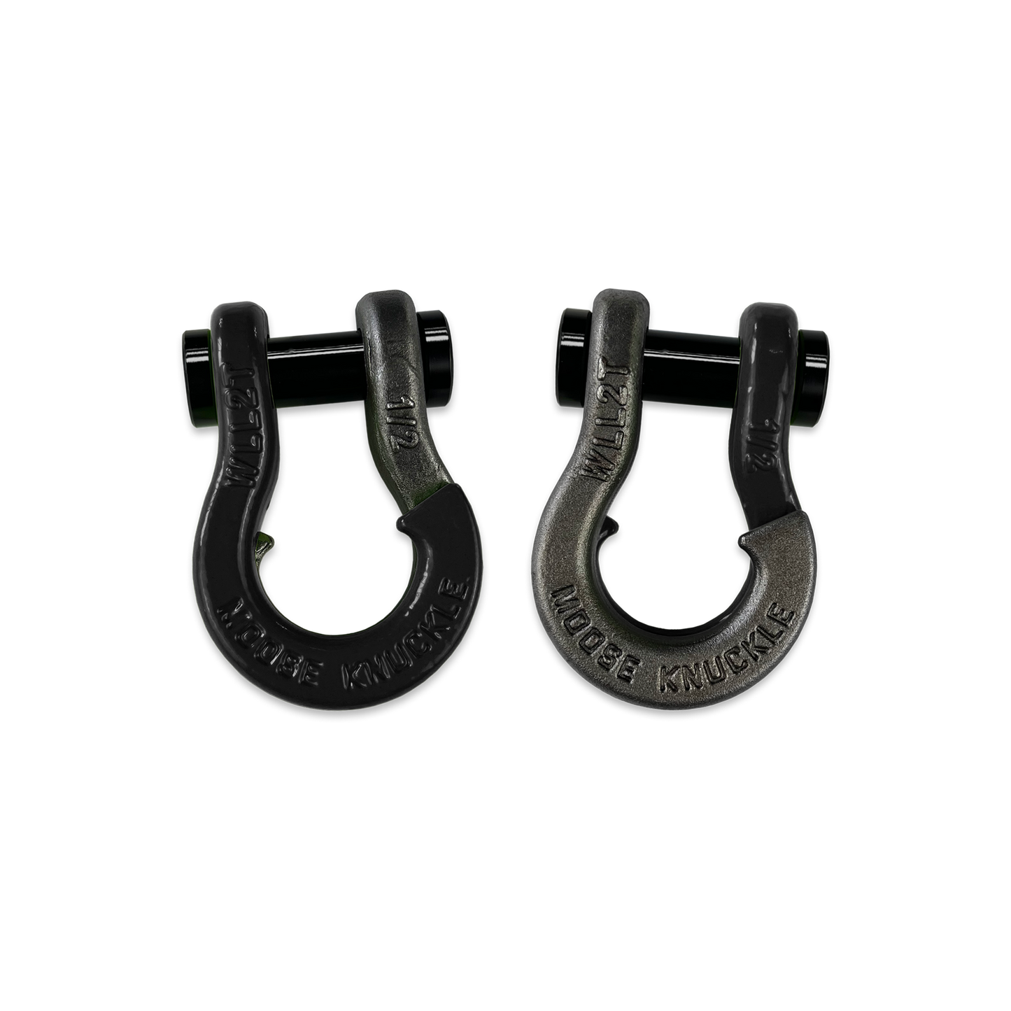 Jowl SxS Recovery Split 1/2 Inch Shackle in Black Hole and Raw Dog Combo