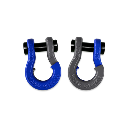 Jowl SxS Recovery Split 1/2 Anchor Shackle - Blue Balls and Gun Gray Combo