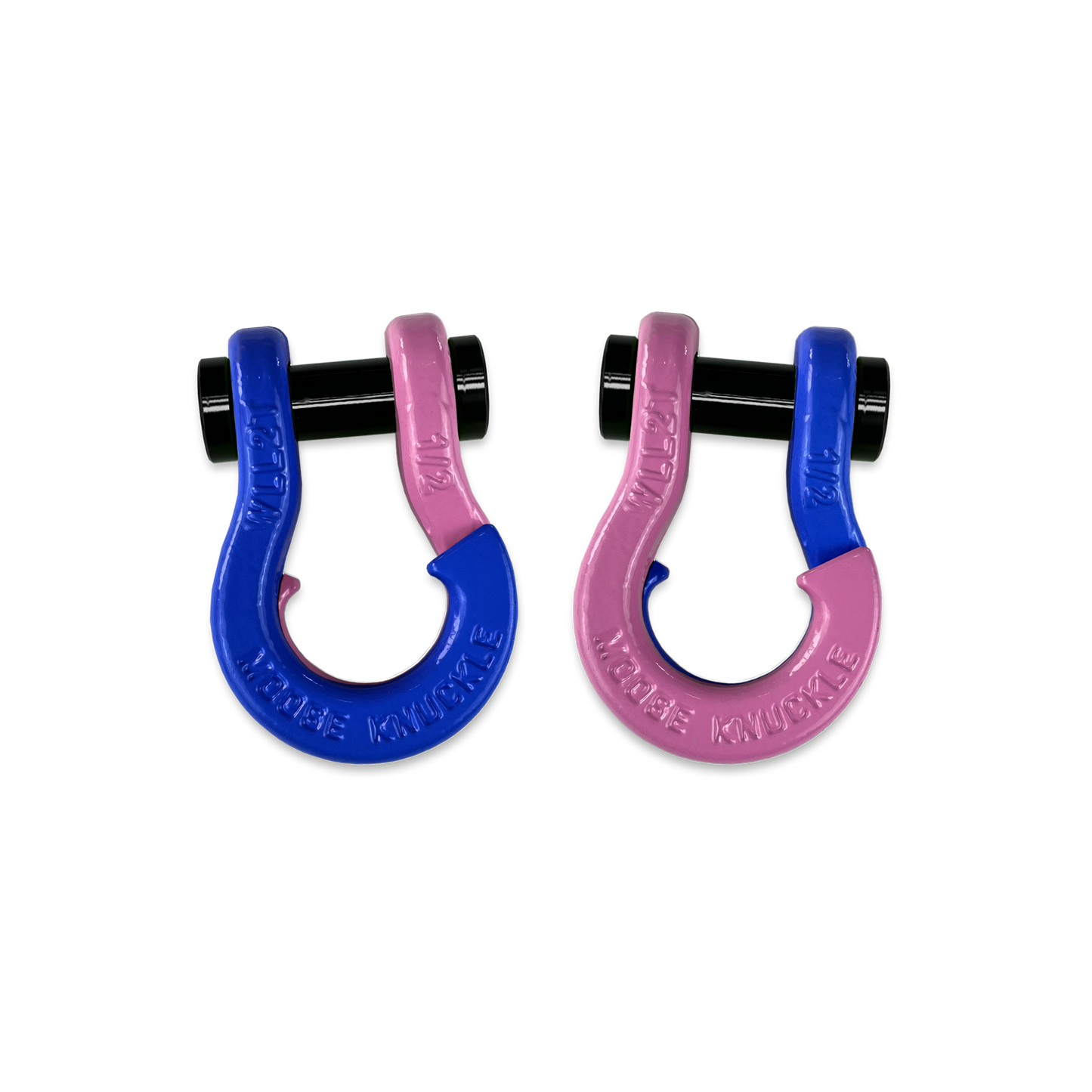 Jowl SxS Recovery Split 1/2 Anchor Shackle - Blue Balls and Pretty Pink Combo