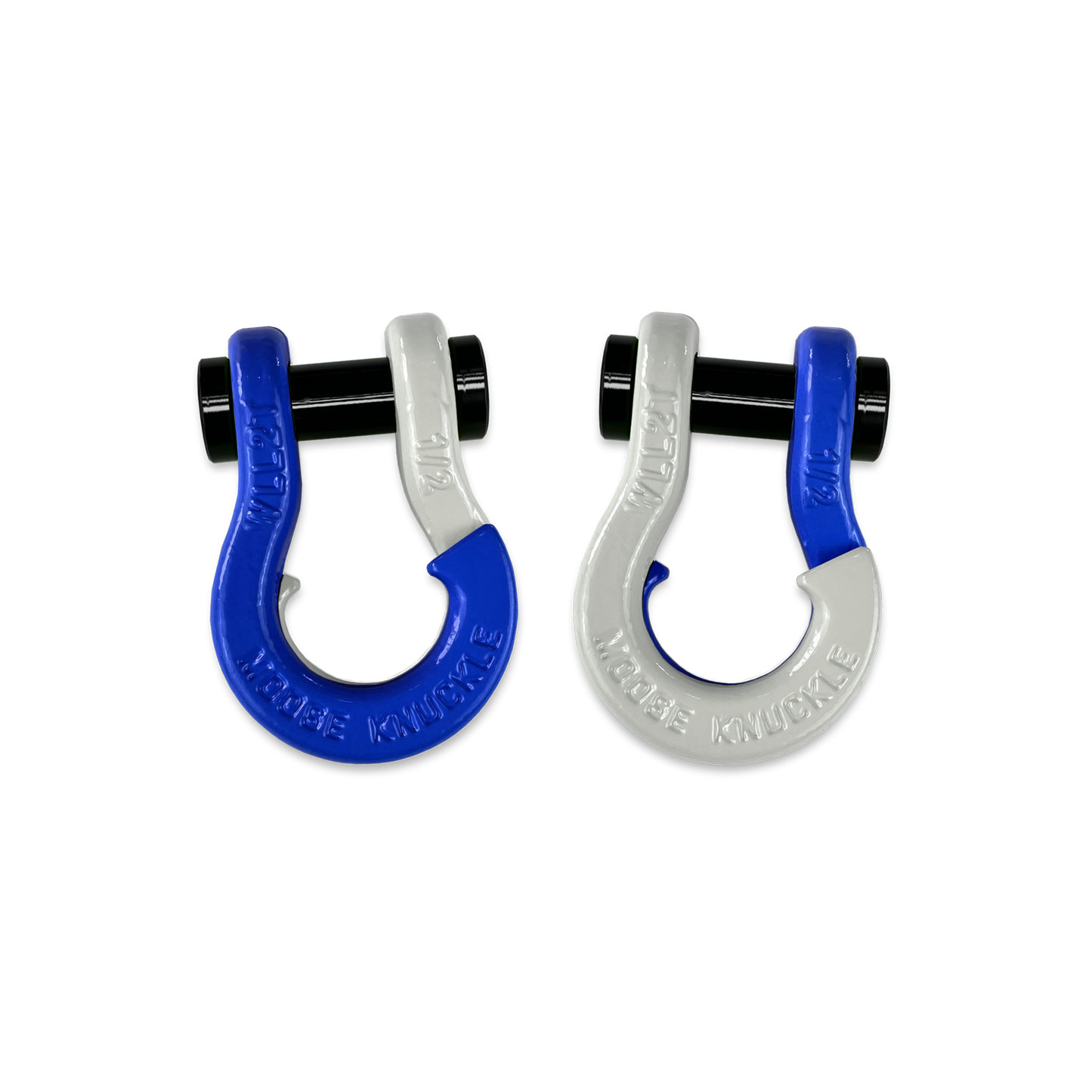 Jowl SxS Recovery Split 1/2 Anchor Shackle - Blue Balls and Pure White Combo