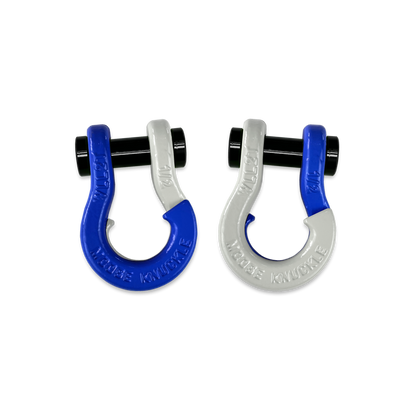Jowl SxS Recovery Split 1/2 Anchor Shackle - Blue Balls and Pure White Combo