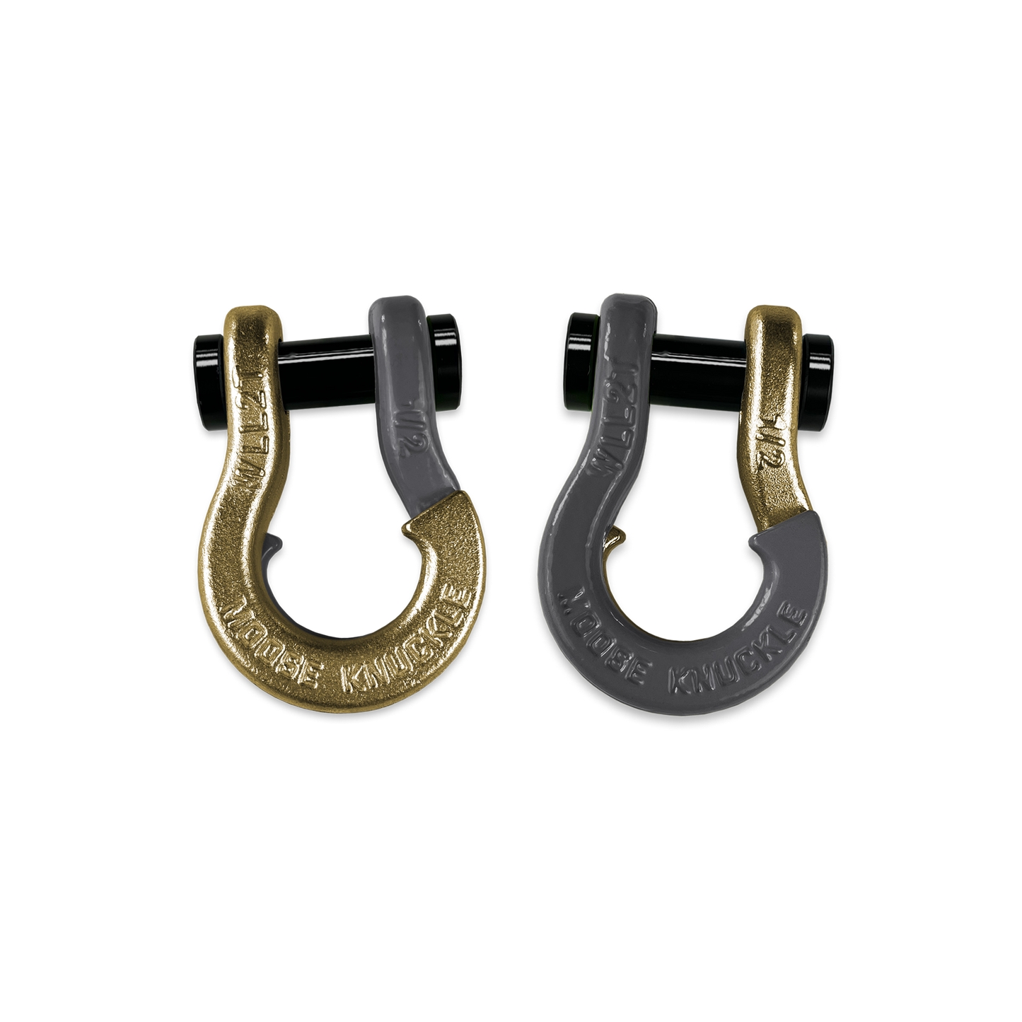 Jowl SxS Recovery Split Shackle 1/2 (Brass Knuckle - Gun Gray Combo)