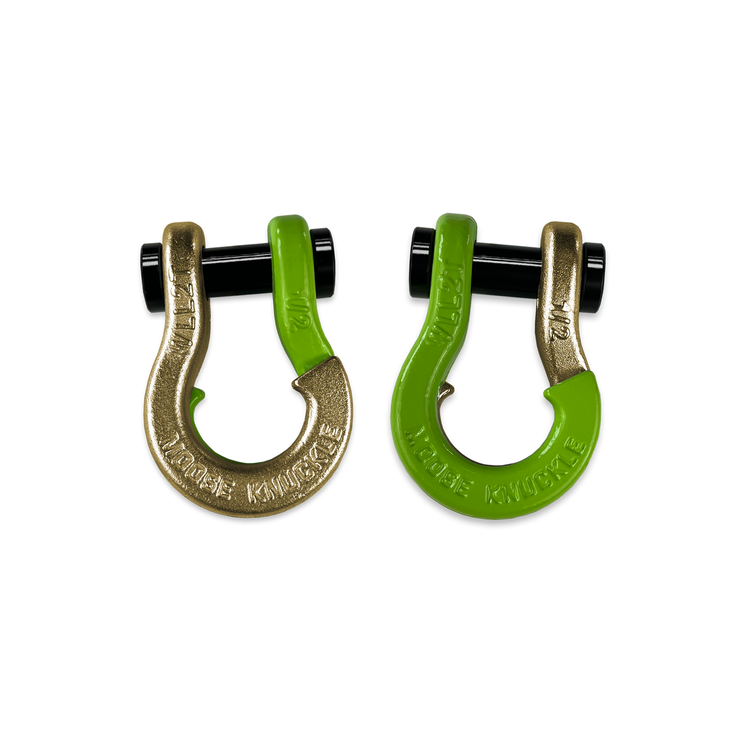 Jowl SxS Recovery Split Shackle 1/2 (Brass Knuckle - Sublime Green Combo)