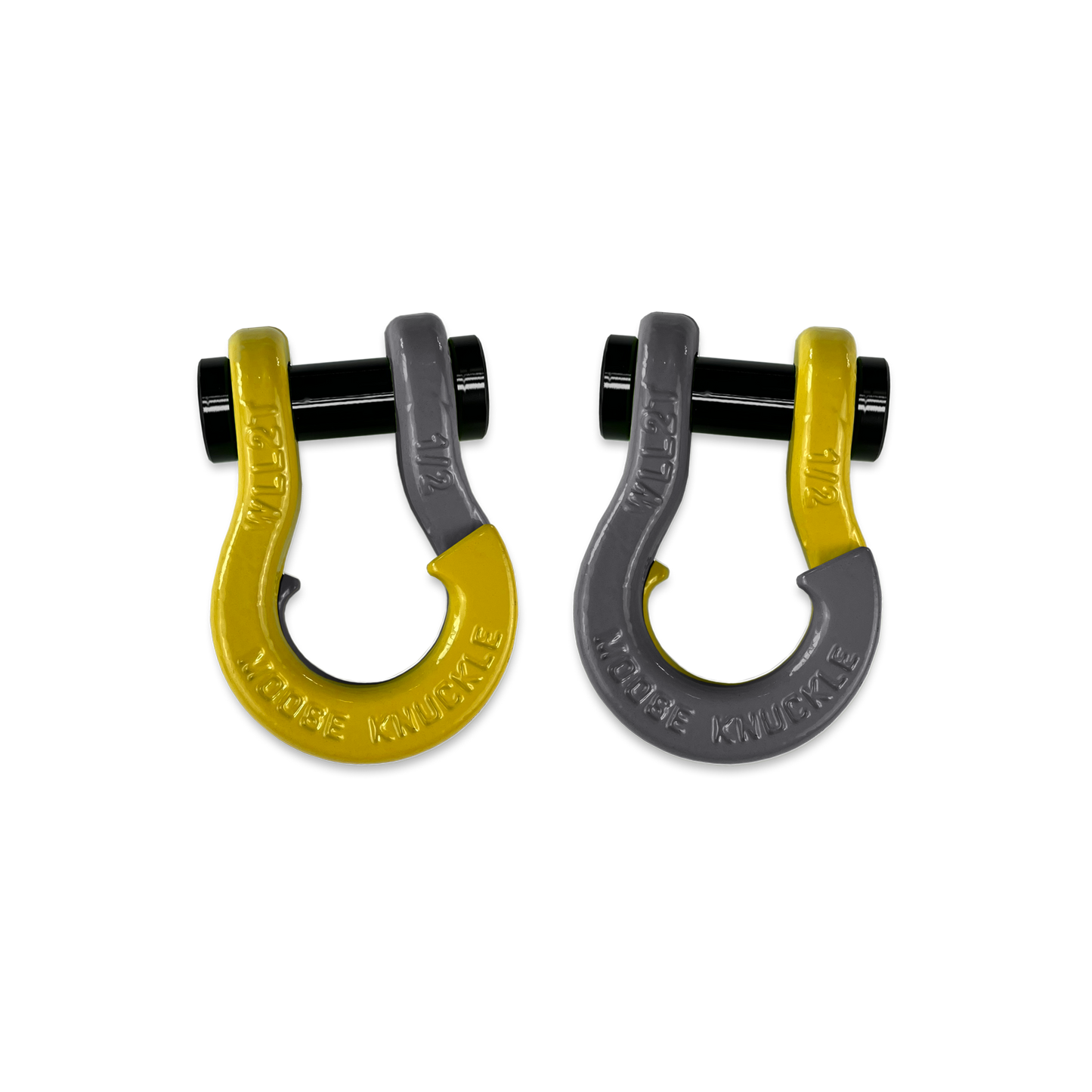 Jowl SxS Recovery Split 1 2 Shackle (Detonator Yellow - Gun Gray Combo)