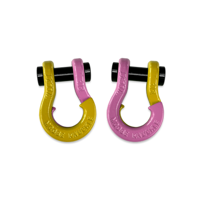 Jowl SxS Recovery Split 1 2 Shackle (Detonator Yellow - Pretty Pink Combo)