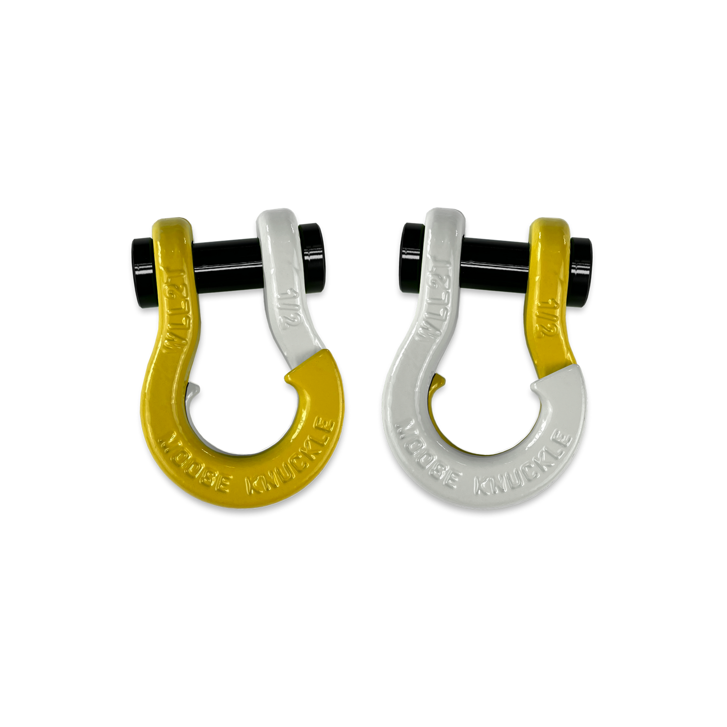 Jowl SxS Recovery Split 1 2 Shackle (Detonator Yellow - Pure White Combo)