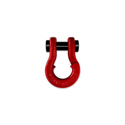 Jowl SxS Recovery Split 1 2 Inch Shackle (Flame Red Combo)