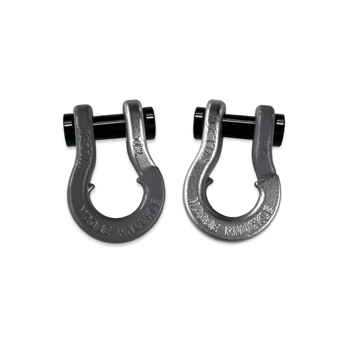 Jowl SxS Recovery Split 1/2 Inch Shackles in Gun Gray and Nice Gal Combo