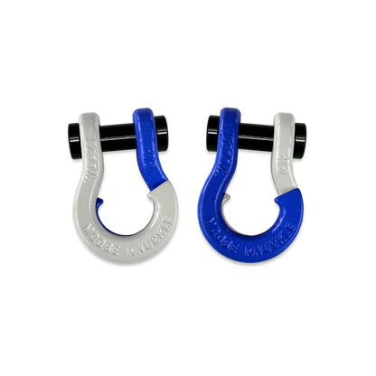 Jowl SxS Recovery Split 1 2 Shackles in Pure White and Blue Balls Combo