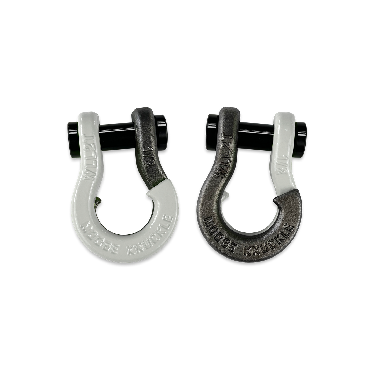 Jowl 1/2 inch SxS Split Shackle in Pure White and Raw Dog Combo