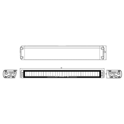 16inch Flat-X Road Legal Spot Beam Light Bar