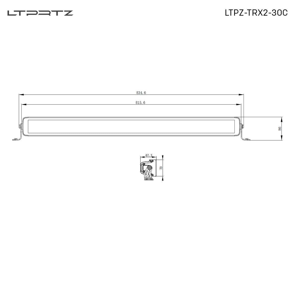 30inch TRX Offroad Light Bar (180w)
