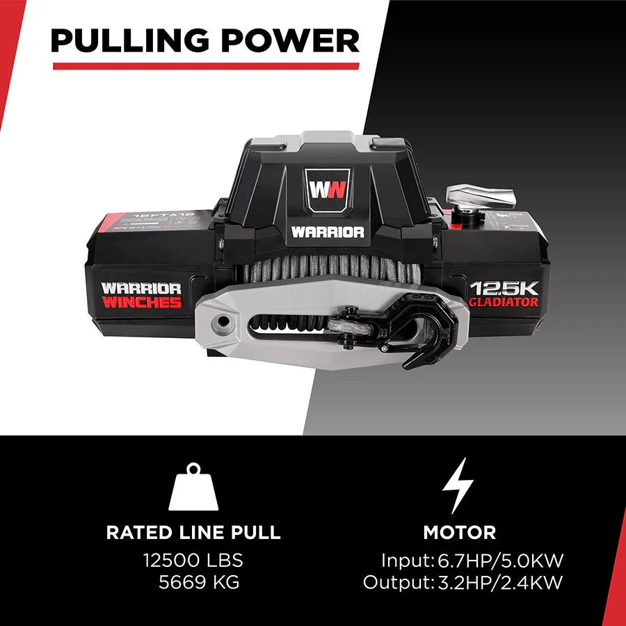 Gladiator F-Type 12500 Electric Winch
