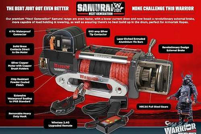 Samurai 14500 Steel Cable Winch