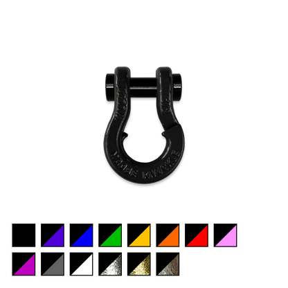 Jowl SxS Recovery Split 1/2 Inch Shackle (Black Hole)