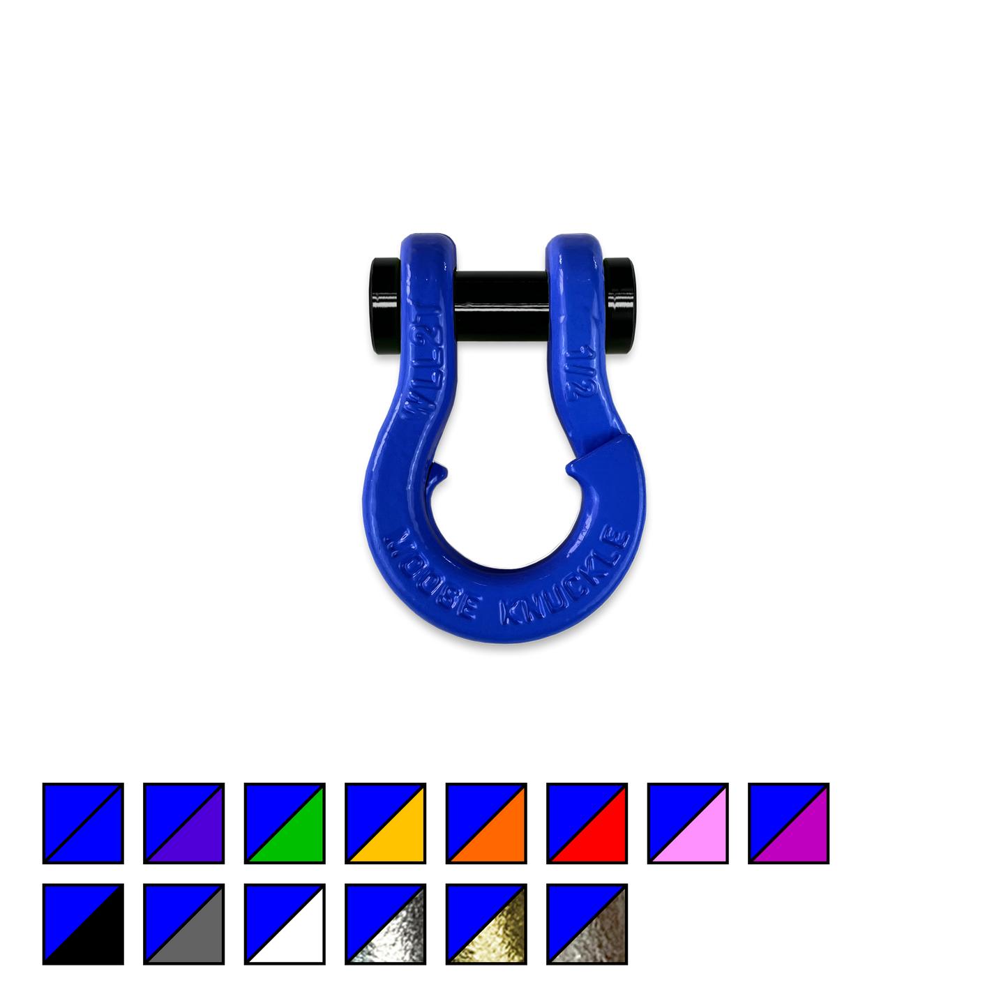 Jowl SxS Recovery Split 1/2 Anchor Shackle (Blue Balls)