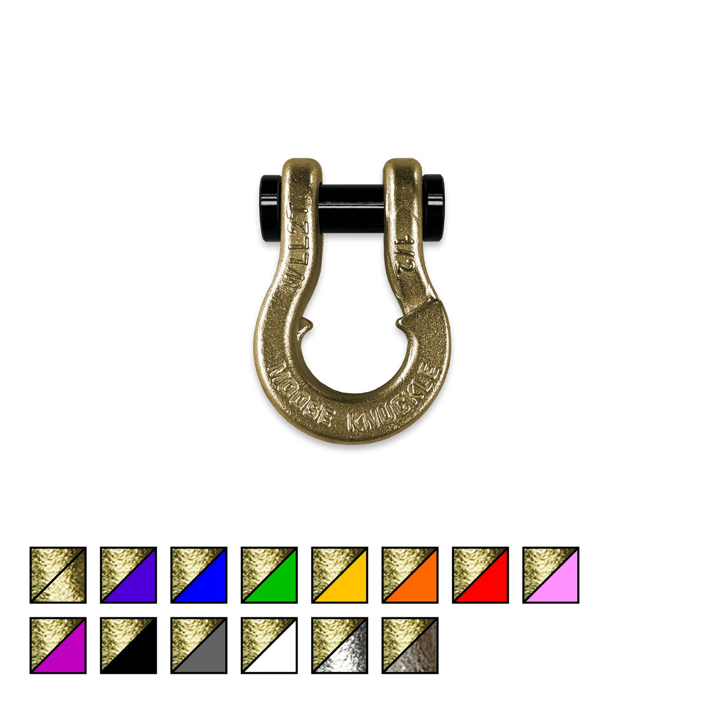 Jowl SxS Recovery Split Shackle 1/2 (Brass Knuckle)