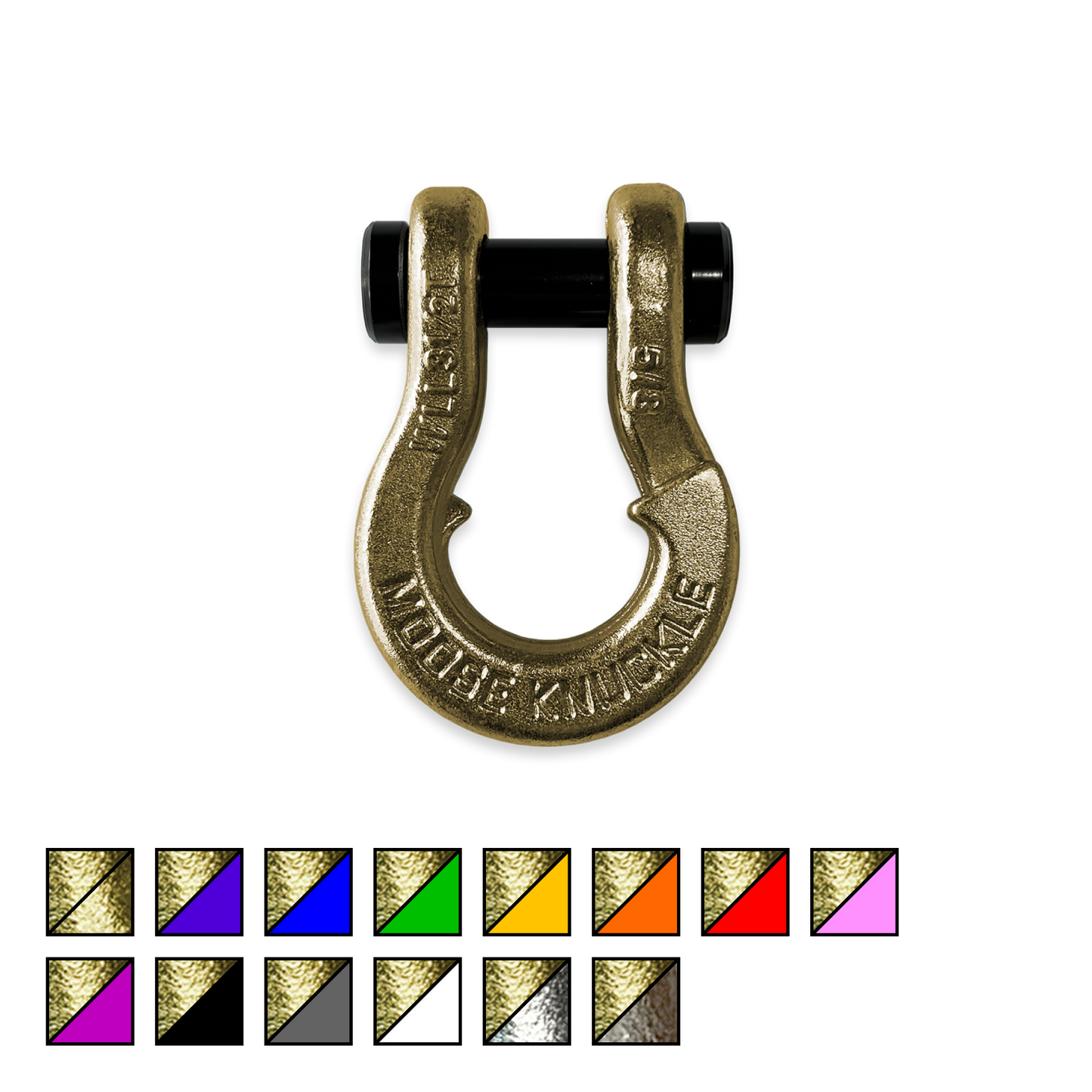 Jowl SxS 5/8 Durable Split Shackles | Brass Knuckle