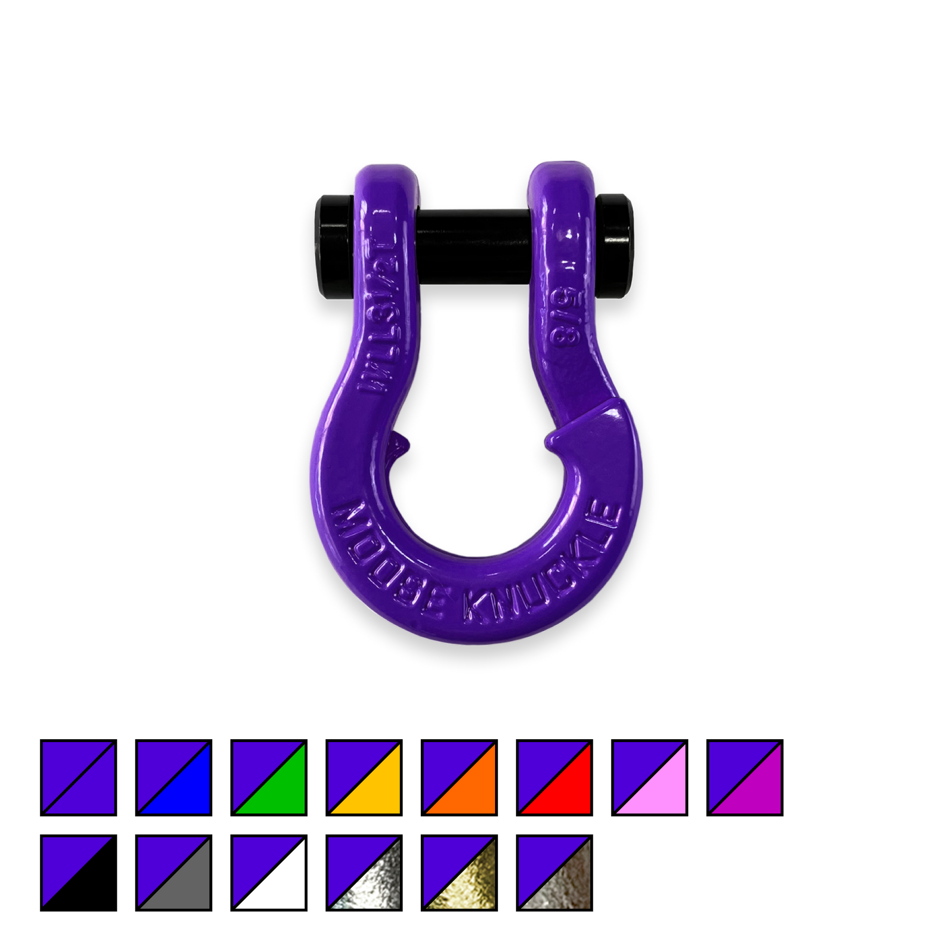 Jowl SxS Recovery Split 5/8 Shackle Knuckle | Grape Escape