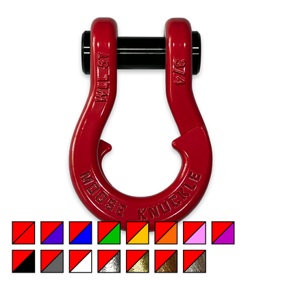Jowl Recovery Split 3/4 in Shackle (Flame Red)