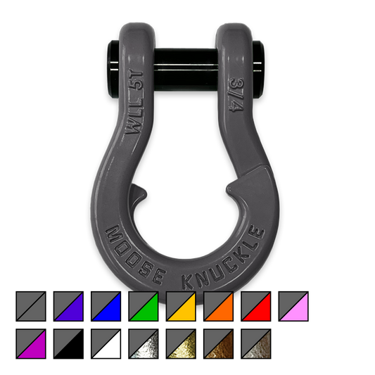 Affordable Jowl Recovery 3/4 Shackles - Gun Gray