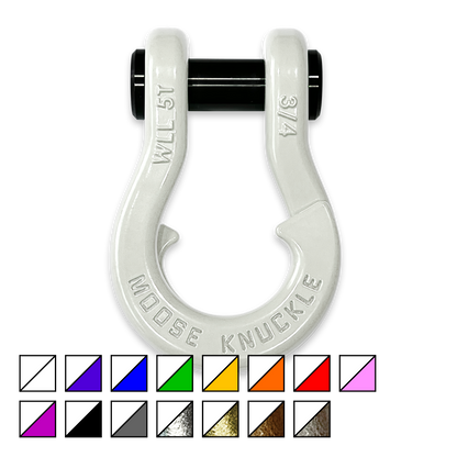 Jowl Recovery Split Shackle 3 4 Inch (Pure White)