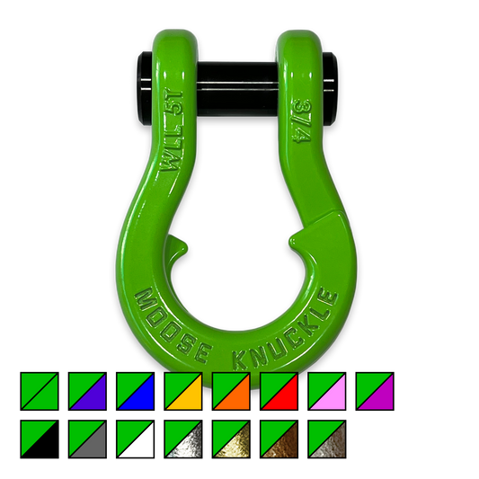 Jowl D-Ring Tow Recovery Shackle | Sublime Green